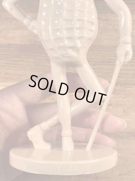 50~60年代頃のアドバタイジングキャラクターのミスターピーナッツのビンテージの貯金箱フィギュア