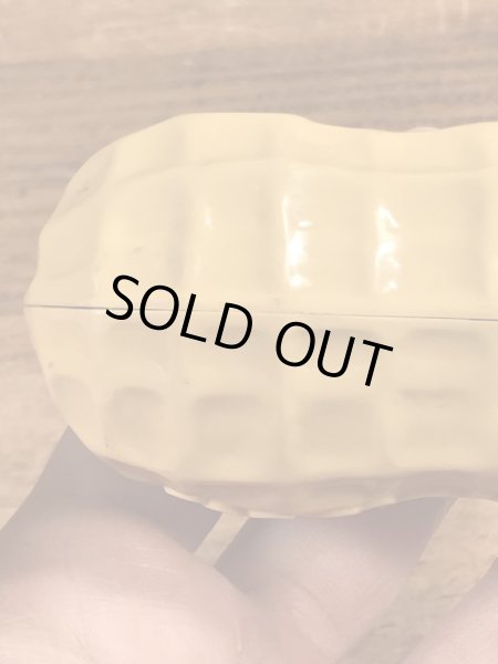 50~60’sのアドバタイジングキャラクターのミスターピーナッツのヴィンテージの入れ物