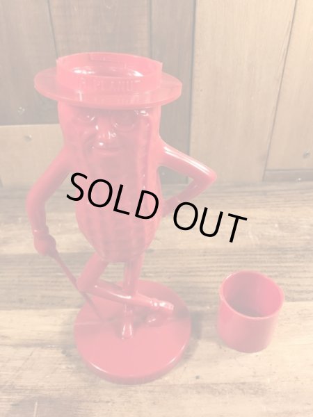 50~60年代頃の企業キャラクターのミスターピーナッツのビンテージの貯金箱フィギュア