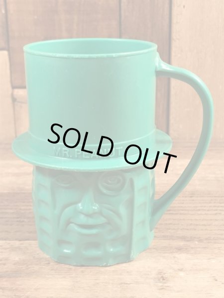 50~60年代頃のアドバタイジングキャラクターのミスターピーナッツのビンテージのマグカップ