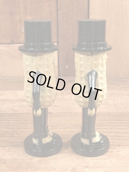 50〜60年代頃の企業キャラクターのミスターピーナッツのビンテージのソルト＆ペッパー