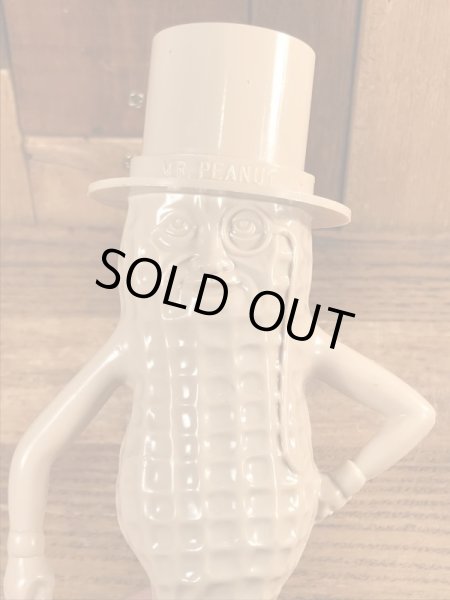 50~60’sの企業キャラクターのミスターピーナッツのヴィンテージのコインバンクドール