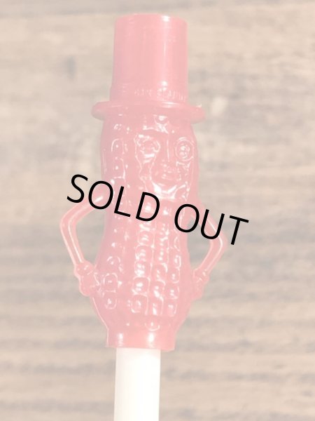 50~60’sの企業キャラクターのミスターピーナッツのヴィンテージのストロー