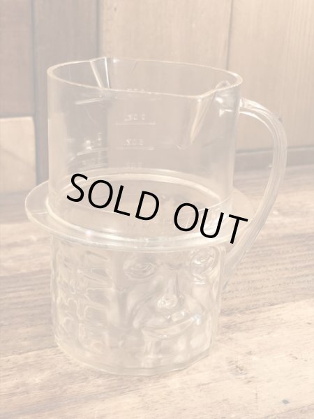 50~60年代頃のアドバタイジングキャラクターのミスターピーナッツのビンテージの計量マグカップ