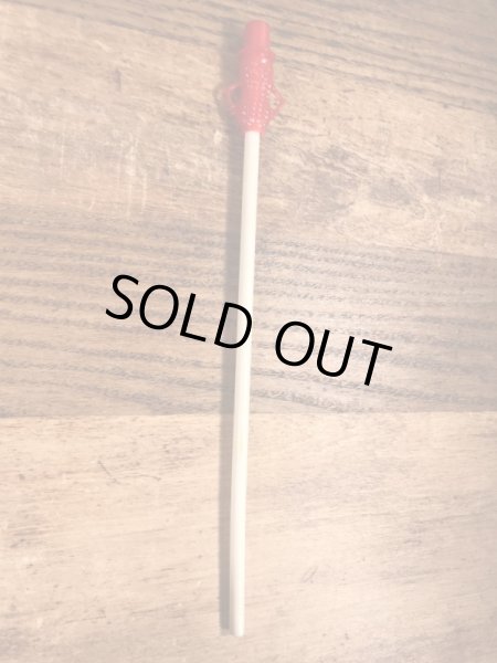 50~60年代頃のアドバタイジングキャラクターのミスターピーナッツのビンテージのストロー