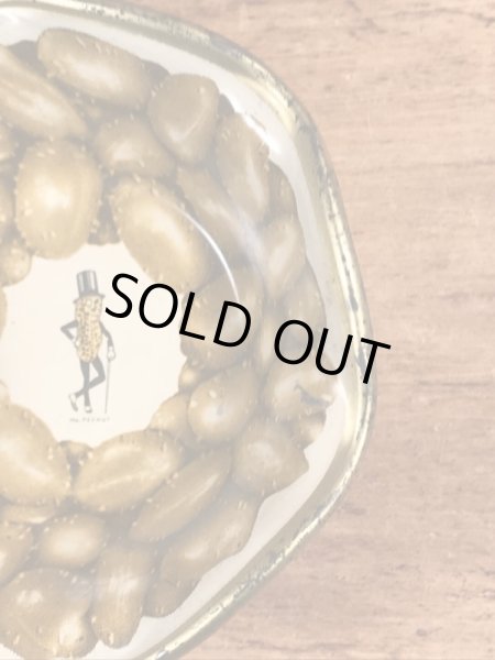 50~60’sのアドバタイジングキャラクターのミスターピーナッツのヴィンテージの容器