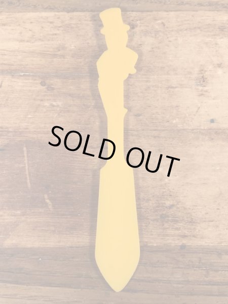 70’sの企業キャラクターのミスターピーナッツのヴィンテージのバターナイフ