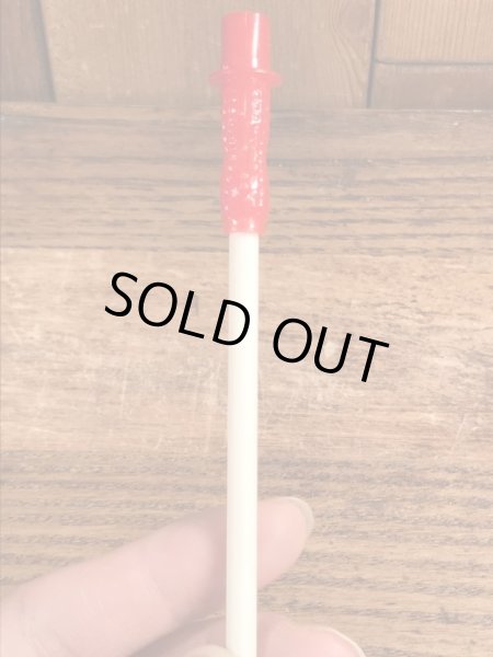 50~60年代頃のアドバタイジングキャラクターのミスターピーナッツのビンテージのストロー