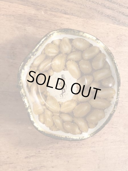 50~60年代頃の企業キャラクターのミスターピーナッツのビンテージの入れ物