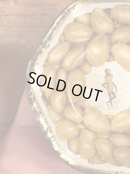 50~60年代頃の企業キャラクターのミスターピーナッツのビンテージの入れ物