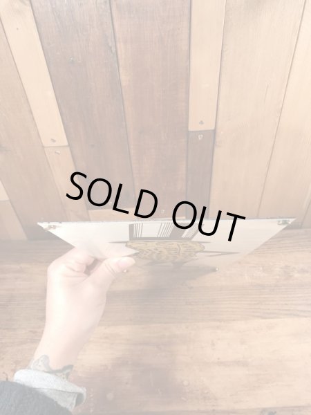 90’sのアドバタイジングキャラクターのミスターピーナッツのヴィンテージのメタルサイン