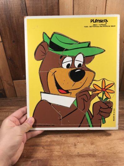 画像3: Playskool Yogi Bear Wood Puzzle　ヨギベア　ビンテージ　ウッドパズル　80年代