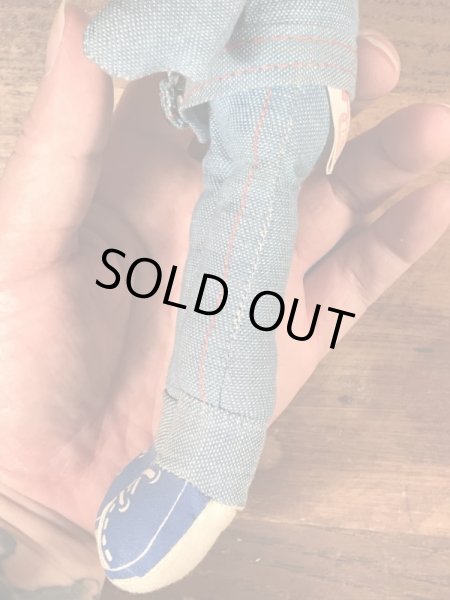 70’sのリーバイスのヴィンテージのデニムのラグドール