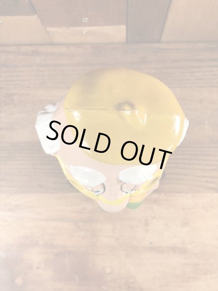 70年代頃のおじいさんのビンテージの貯金箱