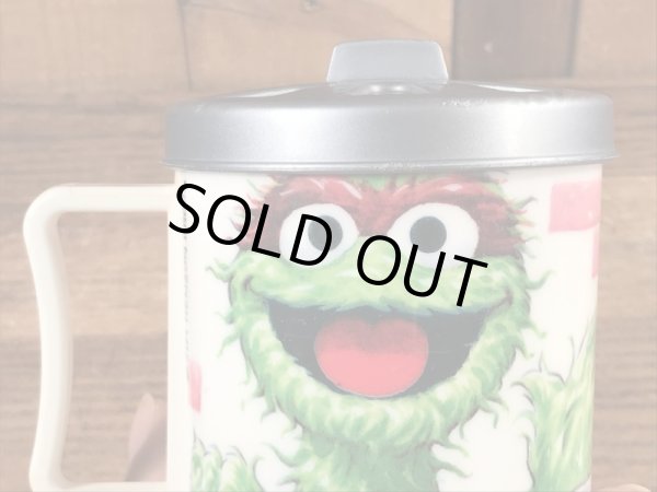 70’sのセサミストリートのオスカーのヴィンテージのプラスチックカップ