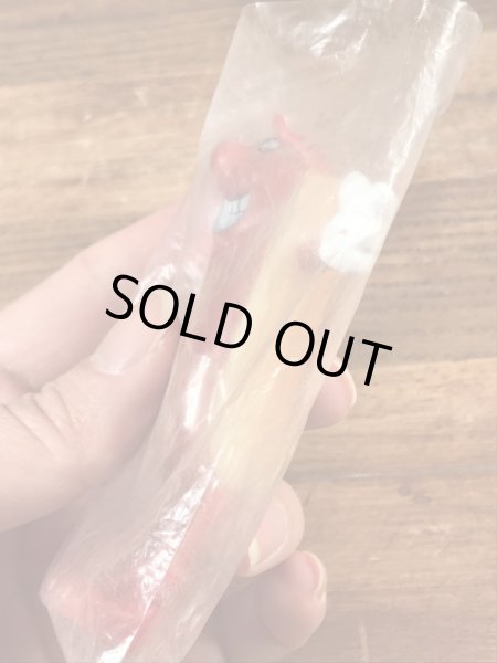 90年代頃の企業キャラクターのミスタービッグバイトのビンテージのベンダブルフィギュア