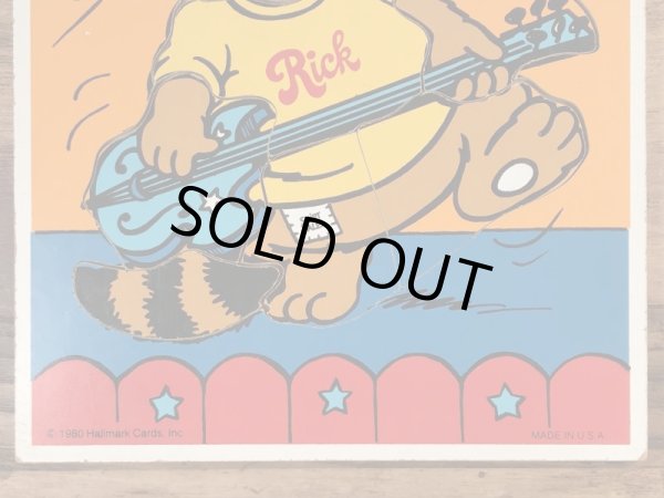 80年代頃のシャツテイルズのビンテージの木製パズル