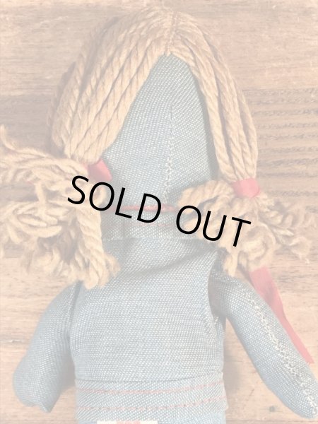 70年代頃のリーバイスのビンテージのデニムのラグドール