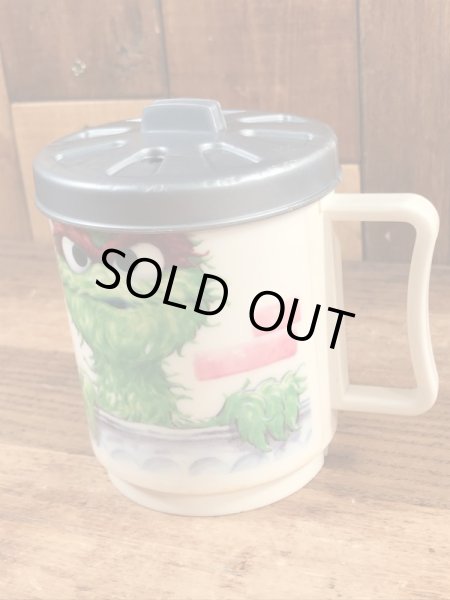 70’sのセサミストリートのオスカーのヴィンテージのプラスチックカップ