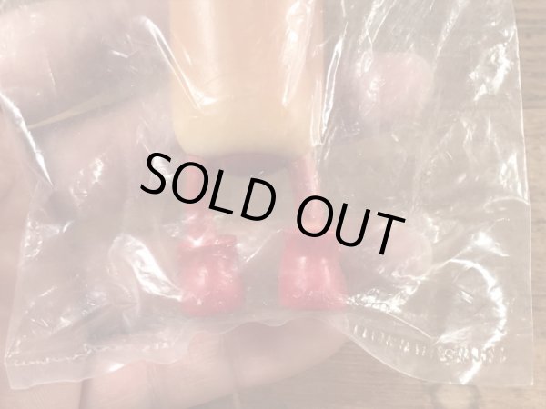 90年代頃の企業キャラクターのミスタービッグバイトのビンテージのベンダブルフィギュア