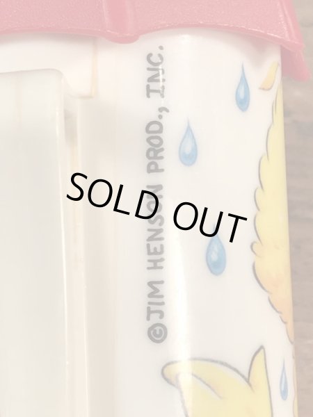 70’sのセサミストリートのビッグバードのヴィンテージのプラスチックカップ