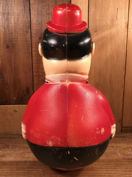 60’sのローレル&ハーディのヴィンテージの起き上がり小法師