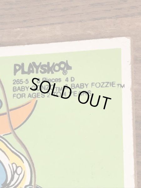 80’sのマペットベイビーズのヴィンテージの木製パズル