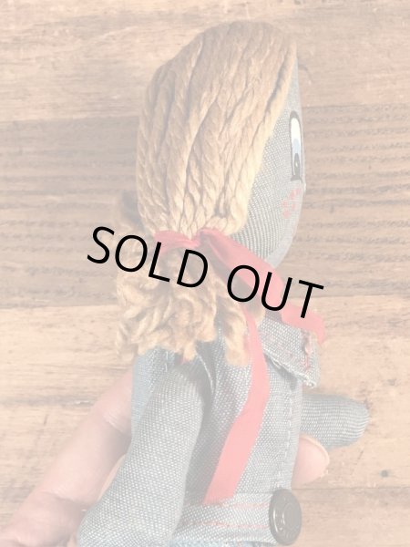 70年代頃のリーバイスのビンテージのデニムのラグドール