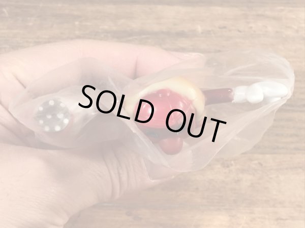 90年代頃の企業キャラクターのミスタービッグバイトのビンテージのベンダブルフィギュア