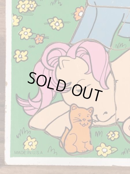 80’sのマイリトルポニーのヴィンテージの木製パズル