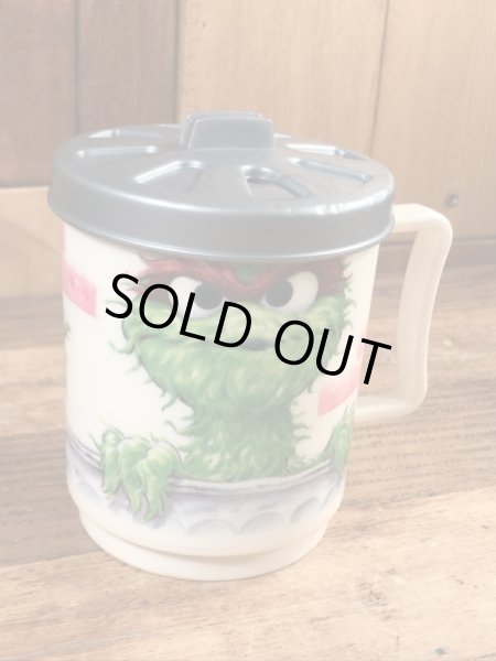 70年代頃のセサミストリートのオスカーのビンテージのマグカップ