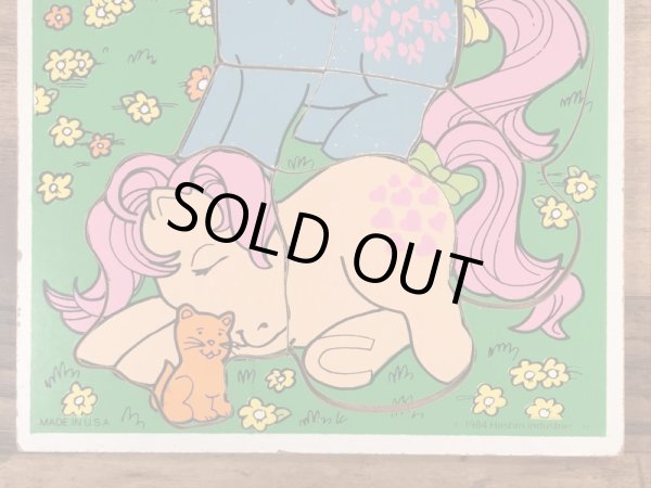 80年代頃のマイリトルポニーのビンテージのウッドパズル