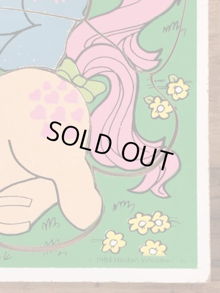 80年代頃のマイリトルポニーのビンテージのウッドパズル