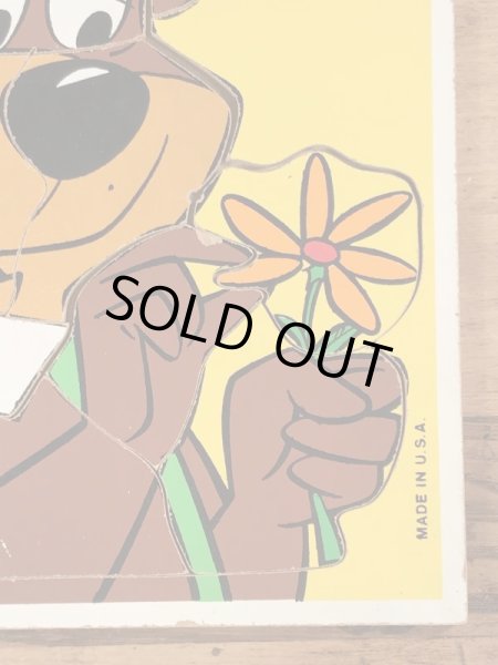 80年代頃のヨギベアのビンテージのウッドパズル