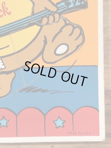 80年代頃のシャツテイルズのビンテージの木製パズル