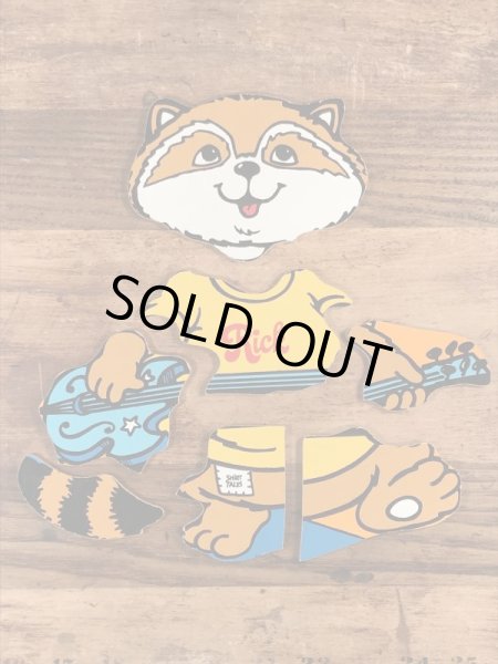 80年代頃のシャツテイルズのビンテージの木製パズル