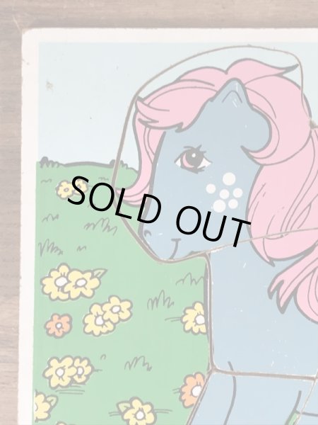 80’sのマイリトルポニーのヴィンテージの木製パズル