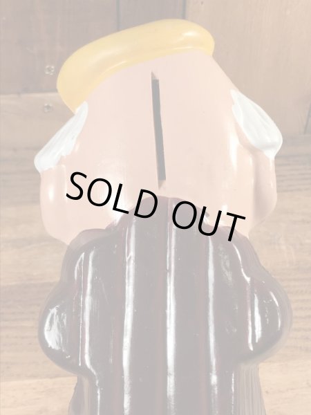 70年代頃のおじいさんのビンテージの貯金箱