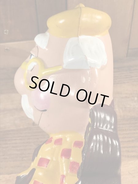 70年代頃のおじいさんのビンテージの貯金箱