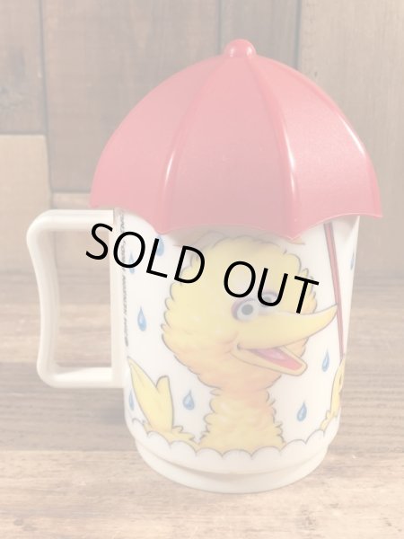 70’sのセサミストリートのビッグバードのヴィンテージのプラスチックカップ