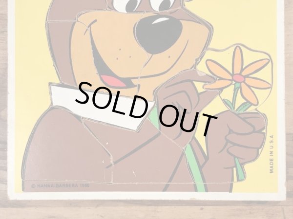 80年代頃のヨギベアのビンテージのウッドパズル