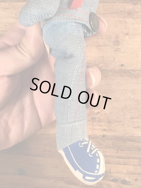 70’sのリーバイスのヴィンテージのデニムのラグドール