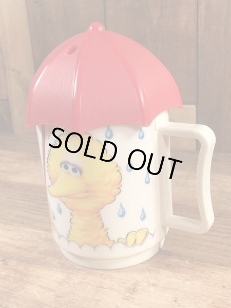 70’sのセサミストリートのビッグバードのヴィンテージのプラスチックカップ