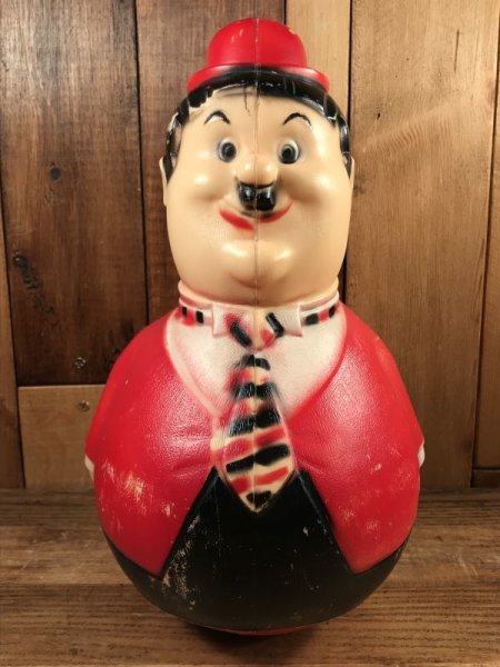 60’sのローレル&ハーディのヴィンテージの起き上がり小法師