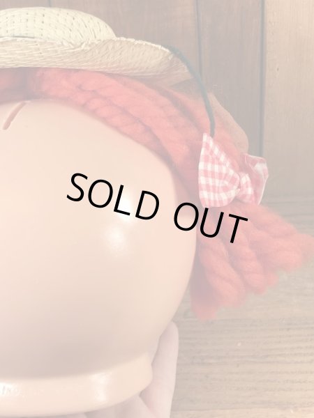 70’sのラガディ＆アンディモチーフのヴィンテージのコインバンクドール