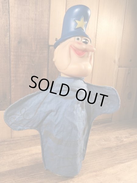 60年代頃のディックトレイシーショウのヘムロックホームズのビンテージのパペット人形