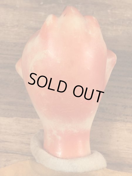 60’sのフリントストーンのディノのヴィンテージのハンドパペット