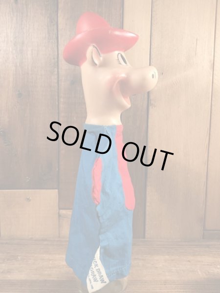 60年代頃のハンナバーベラの早撃ちマックのビンテージのハンドパペットドール