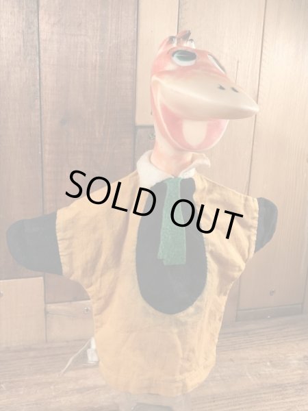 60年代頃のフリントストーンのディノのビンテージのパペット人形