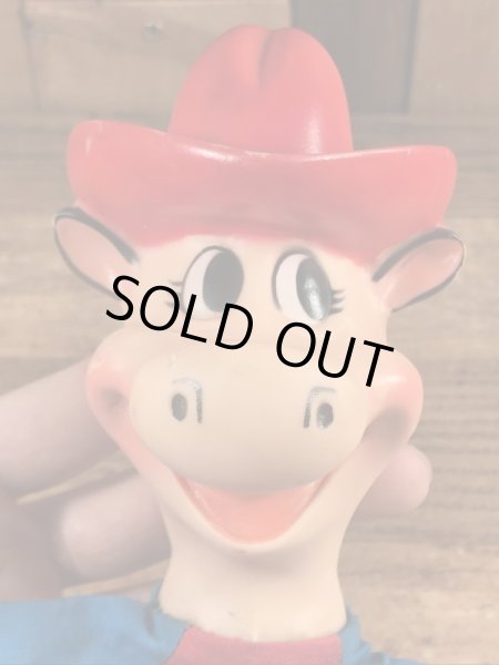 60年代頃のハンナバーベラの早撃ちマックのビンテージのハンドパペットドール